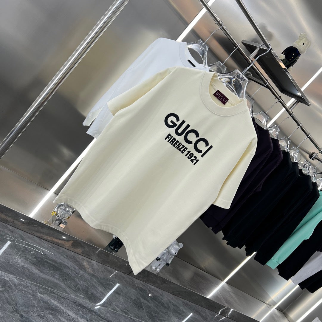 250218 New high quality heavy logo T-shirts