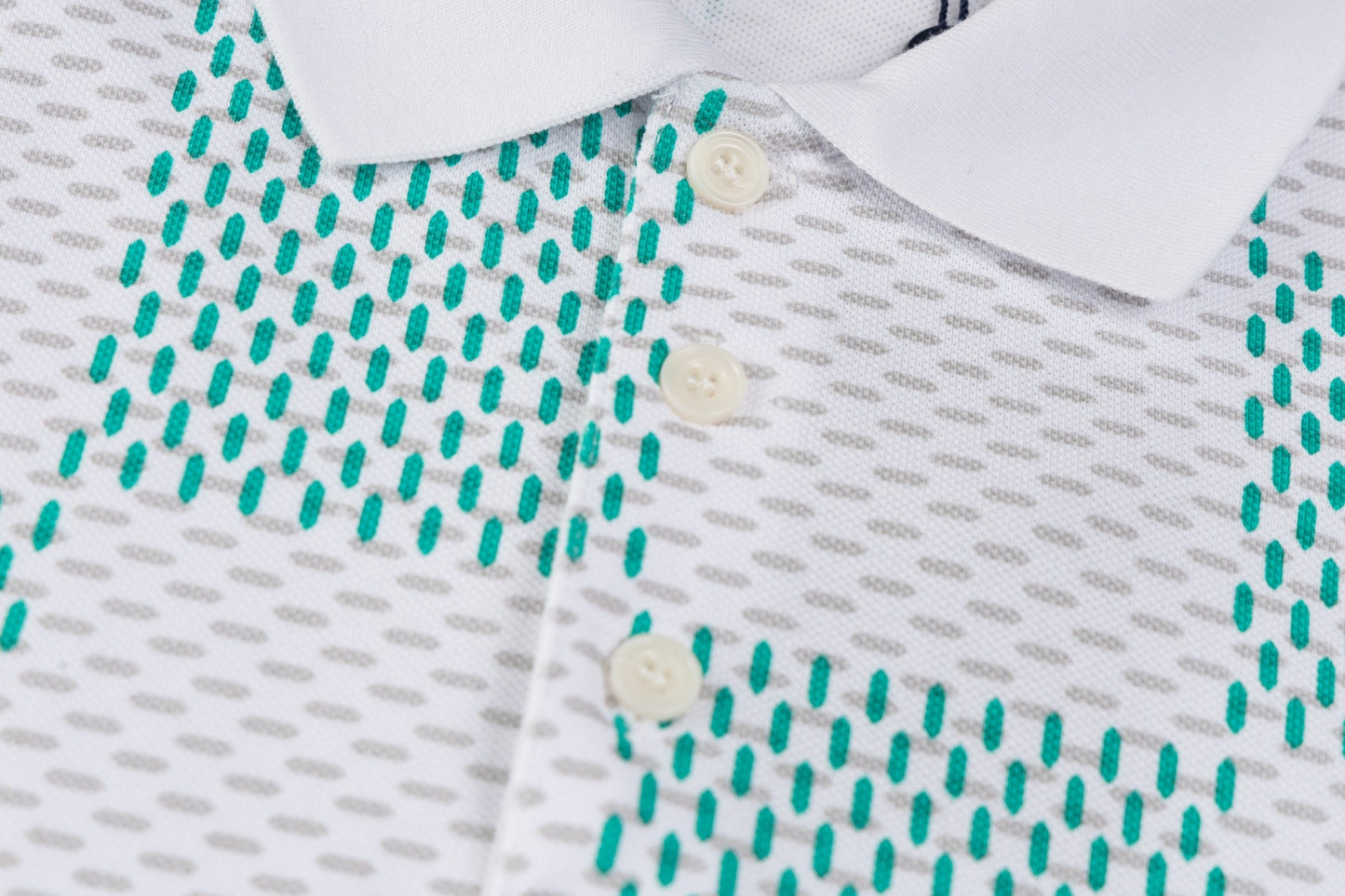 250218 New checkerboard texture polo shirt