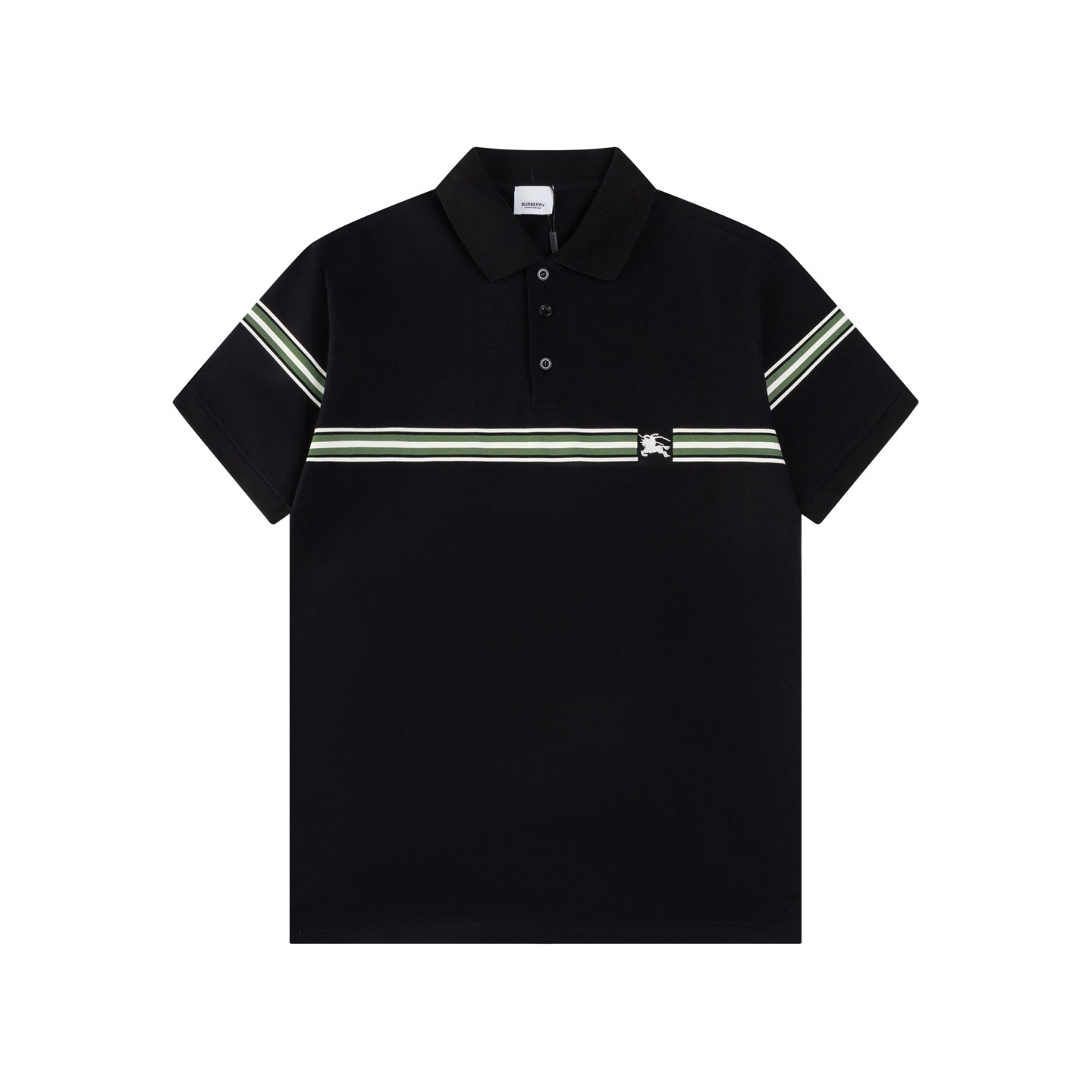 250218 New horizontal stripe style polo shirt