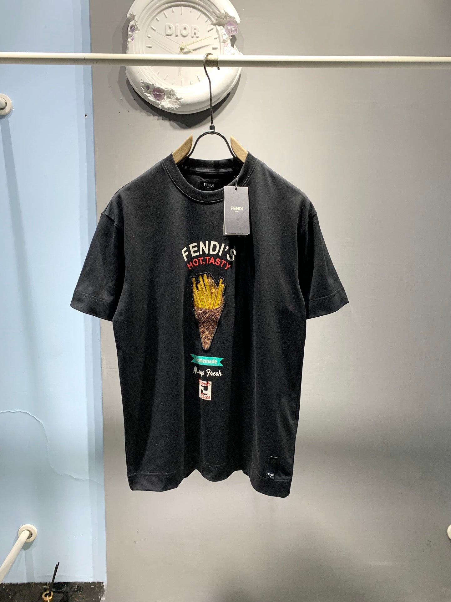 250218 New ice cream printed heavy T-shirt