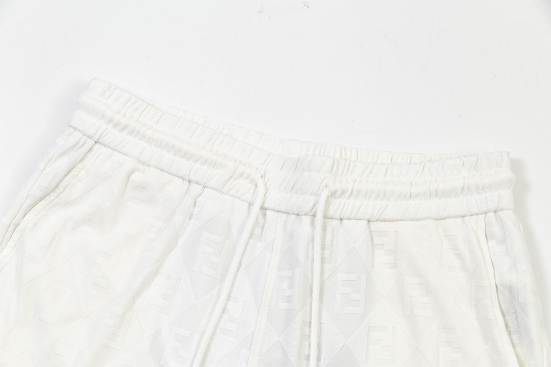 250218 New diamond textured towel knit shorts