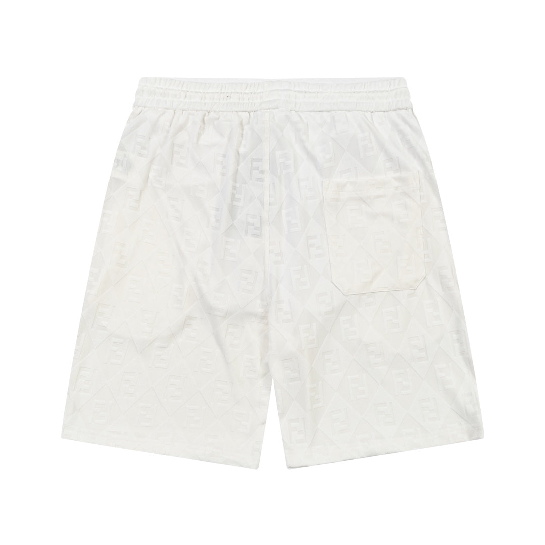 250218 New diamond textured towel knit shorts