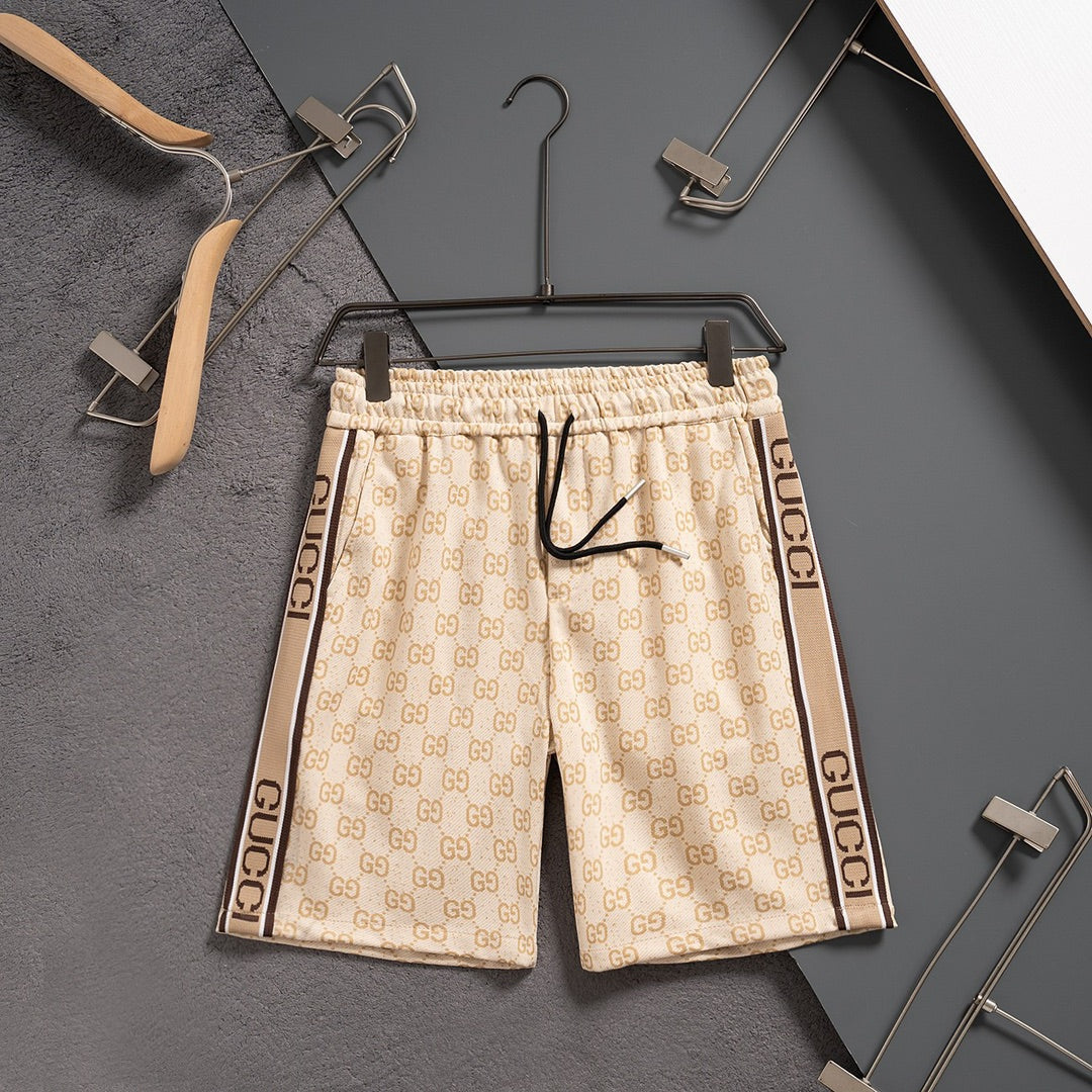 250224 New high quality jacquard knit stretch shorts