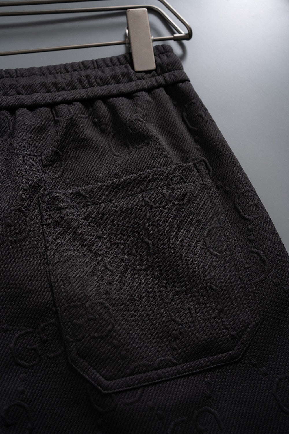 250224 New high quality jacquard knit stretch shorts