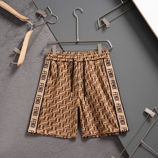 250224 New high quality jacquard knit stretch shorts