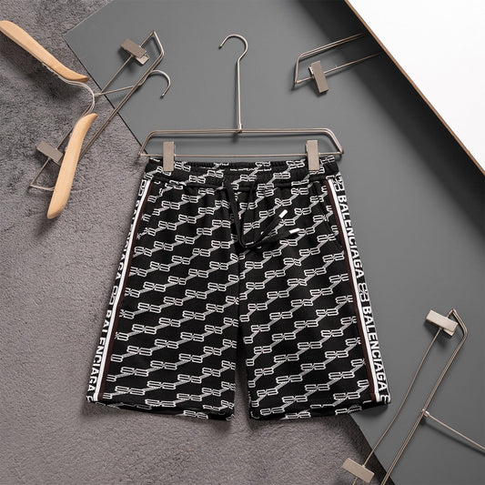 250224 New high quality jacquard knit stretch shorts