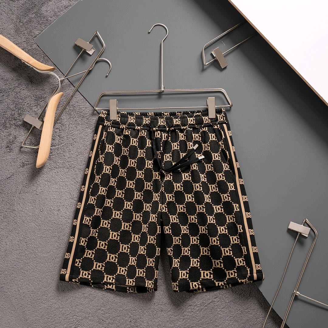 250224 New high quality jacquard knit stretch shorts