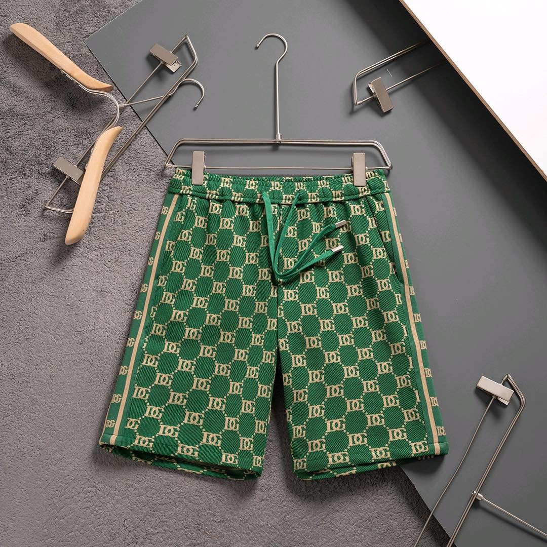 250224 New high quality jacquard knit stretch shorts